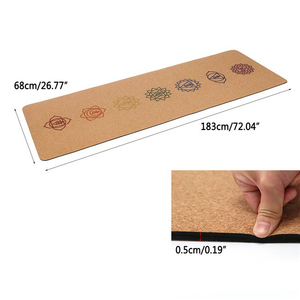 Premium quality Eco friendly Anti-slip print logo size long Yoga mat Chakra - Product Image 6