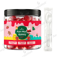 Bonbons Gélifiés AegleWell aux Fruits, Texture Moelleuse et Masticable avec Remplissage Fondant et Croulé, Bonbons Gélifiés Thème Fêtes pour les Réunions Festives