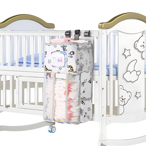 Organisateur de caddie de couches suspendu sacs de couches de pépinière pour tables à <span class=keywords><strong>langer</strong></span> et berceaux organisateur de berceau pratique pour les <span class=keywords><strong>parents</strong></span> - Product Image 3