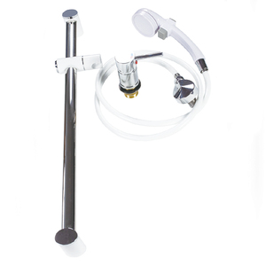 Bonne qualité RV-H005 argent RV pommeau de douche cuivre matériel <span class=keywords><strong>caravane</strong></span> camping-car douche commutateurs chaud et froid camping-car douche - Product Image 5