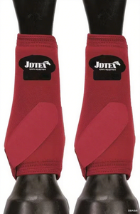 Protège-tendons en néoprène confortable et respirant pour chevaux – Équipement de protection pour les jambes et les tendons <span class=keywords><strong>du</strong></span> cheval – Style sport médiéval - Product Image 5