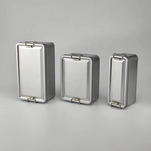 Tùy chỉnh thực phẩm cấp tinplate kim loại hình chữ nhật <span class=keywords><strong>Cookie</strong></span> Jar, Hộp Ăn Trưa, bánh sandwich <span class=keywords><strong>Cookie</strong></span> bao bì container, kim loại <span class=keywords><strong>Cookie</strong></span> Jar - Product Image 2