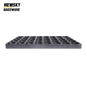 40 Cavity Hamburger <strong>Bun</strong> Baking Tray Non Stick Aluminum <strong>Burger</strong> <strong>Bread</strong> Mold Commercial Bakery Equipment For Food Processing Plant - Product Image 5