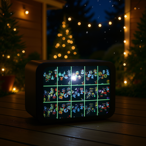 Projecteur de vacances 2 en 1, lampe à vagues océaniques 10 couleurs, 10 diapositives HD, télécommande, éclairage décoratif intérieur et extérieur - Product Image 2