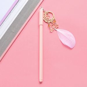 Lindo <span class=keywords><strong>atrapasueños</strong></span> <span class=keywords><strong>pluma</strong></span> colgante Gel <span class=keywords><strong>pluma</strong></span> papelería regalo suministros 0,5mm tinta negra - Product Image 6