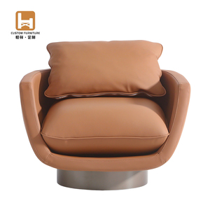 <span class=keywords><strong>Poltrona</strong></span> Moderna di Lusso Imbottita con Rivestimento in Ecopelle Design Confortevole per Soggiorno Hotel Appartamenti <span class=keywords><strong>e</strong></span> Ville - Product Image 1