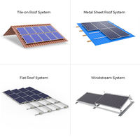 Système solaire hybride industriel 30KW 50KW 60KW 80KW 100KW avec onduleur Deye Solis, panneaux Trina Jinko et batterie au lithium pour installation hors réseau