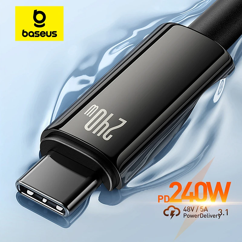 Jual BASEUS CAFULE CABLE TYPE C to TYPE C PD 2.0 60W QC 3.0 KABEL DATA - HITAM di Seller