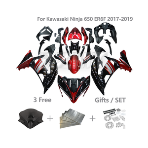 ABS tiêm tùy chỉnh xe máy fairing <span class=keywords><strong>Kit</strong></span> cho Kawasaki Ninja <span class=keywords><strong>650</strong></span> ER-6F 2017-2019 ninja650/er6f fairing thân xe K0617-105a - Product Image 1