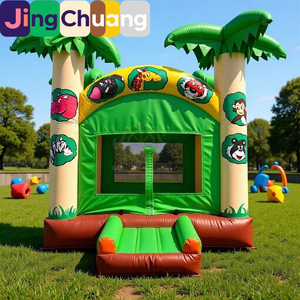 Trampoline <span class=keywords><strong>gonflable</strong></span> géant d'extérieur de qualité export, jouet de sport et de divertissement pour enfants - Product Image 1