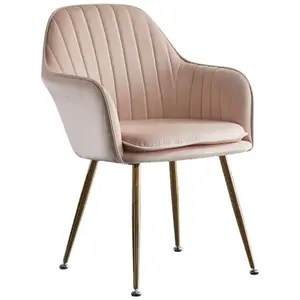 Meubles de cuisine maison scandinave de bonne qualité <span class=keywords><strong>chaises</strong></span> de restaurant en <span class=keywords><strong>velours</strong></span> en tissu rembourré - Product Image 6