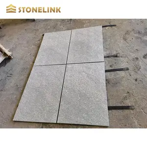 Cloudy Grey Flamed Polished Grey Natural Granite Paving Stone Outdoor Stair Step Granite Flooring Tile For Garden