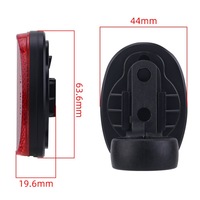 Support de tige de selle de vélo caché Anti-vol GPS Tracker Air-Tag support de réflecteur de vélo pour VTT avec alimentation par batterie
