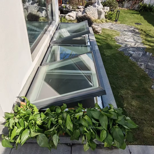 Châu Âu Thiết Kế Hiện Đại Có Thể Thu Vào Skylight Côn Trùng Màn Hình Cửa Sổ Gấp Khung Hợp Kim Nhôm Với Dọc Mô Hình Mở - Product Image 3