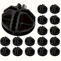 Connecteurs en plastique pour cubes de rangement, connecteurs ABS pour organisateurs de rangement modulaires, étagères métalliques, plateau en plastique de luxe