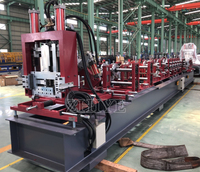 Ligne de fabrication de profilés C Z personnalisés à haute efficacité, machine de formage à rouleaux de poutrelles C Z U, ligne de production C Z U