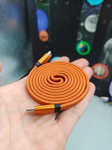 Cable <span class=keywords><strong>de</strong></span> Datos Magnético Trenzado MS <span class=keywords><strong>de</strong></span> 65W <span class=keywords><strong>para</strong></span> Teléfonos iPhone, con Diseño <span class=keywords><strong>de</strong></span> Cable Plano Autoadhesivo <span class=keywords><strong>para</strong></span> un Fácil Almacenamiento Portátil - Product Image 2