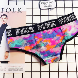 Letter Print Mädchen Unterwäsche Sexy Low-Rise Cotton Triangle Höschen Damen Unterwäsche - Product Image 5