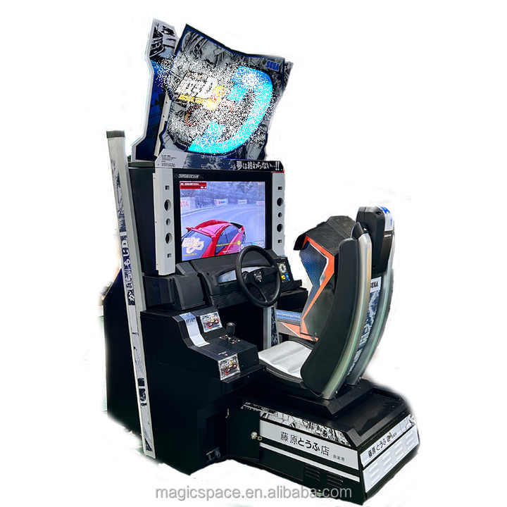 4D Low Price Electronic Car Driving Experience and Coin Operated Racing ...