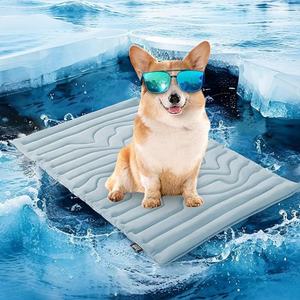 Tapis rafraîchissant lavable pour chien et chat, tapis rafraîchissant glacé pour animaux de compagnie, tapis rafraîchissant en PVC durable pour animaux de compagnie, tapis glacé pour animaux de compagnie - Product Image 3