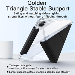 Modelli completi per <span class=keywords><strong>Apple</strong></span> <span class=keywords><strong>iPad</strong></span> <span class=keywords><strong>Air</strong></span> 11 <span class=keywords><strong>custodia</strong></span> <span class=keywords><strong>custodia</strong></span> in pelle PU trasparente smerigliato Tablet <span class=keywords><strong>custodia</strong></span> per <span class=keywords><strong>iPad</strong></span> Pro5 11(M4) fabbricazione 2024 - Product Image 3