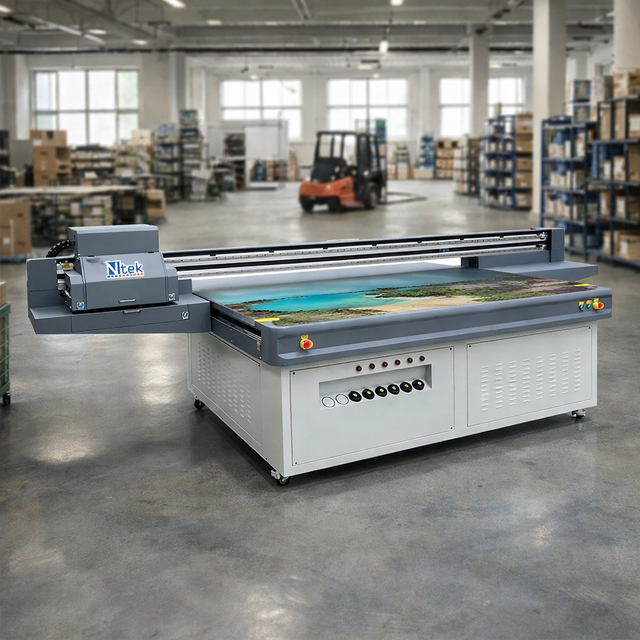 Industrial Wide Format Uv Printer for 250cm*130cm Metal Alloy Aluminum Acrylic Pvc