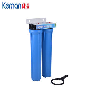 NW-BRK02 Elektrisches Manuelles Doppel-Wasserfiltrationssystem 20 Zoll Blaues Gehäuse mit Wasserhahn 1 Jahr Garantie für Haus und Außenbereich - Product Image 5