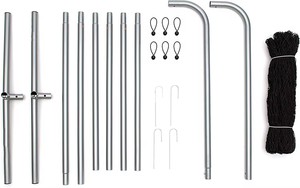 Bán buôn 7x7ft softball bảo vệ màn hình bày Net khung thép batting thực hành Net bóng chày thực hành bánh - Product Image 6