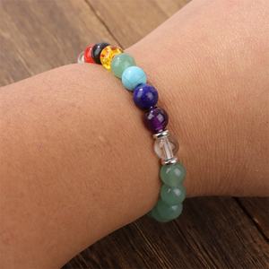 Pulsera de Cuentas de Piedra Natural de 8mm con Grabado de Animales Estilo Melad para Hombre y Mujer, Cordón Elástico, Venta Caliente DIY - Product Image 4