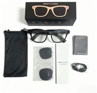 Lunettes Intelligentes IA avec Caméra HD 8MP 4K pour Photos et Vidéos, Enregistrement Haute Définition, Traduction et Reconnaissance, Batterie 290mAh CY03