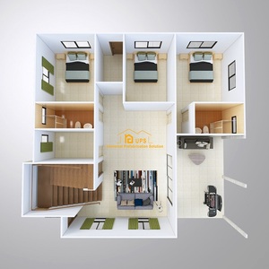 UPS 2020 nouvelle technologie de panneau de ciment de mousse de plans de maison préfabriquée - Product Image 3