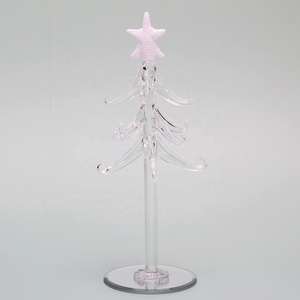 Fournitures <span class=keywords><strong>de</strong></span> <span class=keywords><strong>d</strong></span>écoration <span class=keywords><strong>d</strong></span>'intérieur mini dessus <span class=keywords><strong>de</strong></span> table <span class=keywords><strong>petit</strong></span> arbre <span class=keywords><strong>de</strong></span> Noël en verre soufflé peint à la main avec mini boule boule <span class=keywords><strong>de</strong></span> boule suspendue écologique - Product Image 4