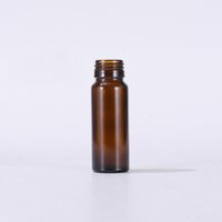 LanJing 30ml Ambre Oral Liquide Bouteille Verre Enzyme Sérum Bouteille avec Couvercle en Aluminium