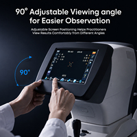 Réfractomètre-kératomètre automatique FA-6500K avec écran LCD pour l'optométrie ophtalmique, l'examen des yeux et les tests de vision