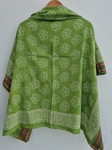 ผ้าซิ่น ผ้าปาเรโอ และผ้าพันคอ ทำจากไม้พิมพ์ลายด้วยมือแท้ ผ้าฝ้ายน้ำหนักเบา ชุดชายหาดสำหรับผู้หญิง ดีไซน์หรูหรา - Product Image 4