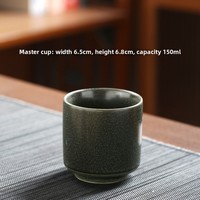 Tasse à café en céramique rétro, glaçure créative effet four, tasse à thé pour latte art, design minimaliste japonais, mug à eau couleur unie