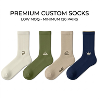 Chaussettes unisexes personnalisées OEM, design sur mesure, noires et blanches, tricotées, brodées, design personnalisé, fabriquées en blanc, pour hommes, athlétiques