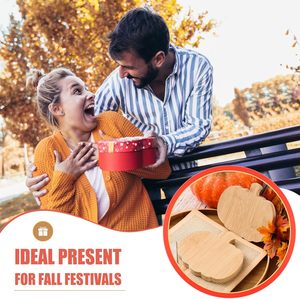 Lễ Tạ Ơn Halloween Mùa Thu Trang Trí Hình Dạng Không Thường Xuyên Tre Bí Ngô Thớt Cắt <span class=keywords><strong>Board</strong></span> Set - Product Image 4