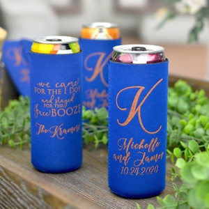 Hot Bán DIY Cá Nhân Bia Uống Đám Cưới Đảng Slim Thăng Hoa Tay Áo Mát Kuzzies Neoprene Tùy Chỉnh Skinny Có Thể Coozies - Product Image 3