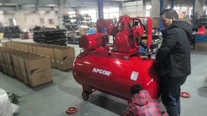 เครื่องอัดอากาศแบบลูกสูบ APCOM รุ่น Heavy Duty High Flow กำลังไฟ 15KW แรงดันไฟฟ้า 220V ความจุ 1000 ลิตร รองรับ OEM - Product Image 6
