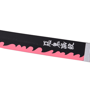 Nouvelles ventes Mini démon tueur Kanroji <span class=keywords><strong>Mitsuri</strong></span> en bois bambou Anime épée jouet épées Livré avec une épée puante - Product Image 3