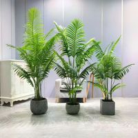 Plantes artificielles, verdure, arbre, décoration intérieure, bonsaï, pots en plastique, aménagement paysager, plantes artificielles modernes, palmier de Madagascar d'intérieur