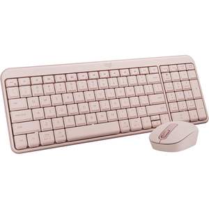 Combo de Teclado y Ratón Inalámbrico Mk250 Rosa, 104 Teclas, Diseño Ergonómico Ultrafino para Diestros, para Laptop, PC y Tablet - Product Image 1
