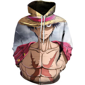 Fitspi venta al por mayor <span class=keywords><strong>Anime</strong></span> 3D sudaderas con capucha dibujos animados pulóver sudadera bolsillo blusa Tops hombres mujeres adolescente - Product Image 1