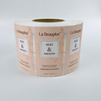 Autocollant personnalisé de marque privée de shampooing d'étiquette de vinyle imperméable pour l'autocollant de bouteille de shampooing pour l'impression d'étiquette d'huile corporelle