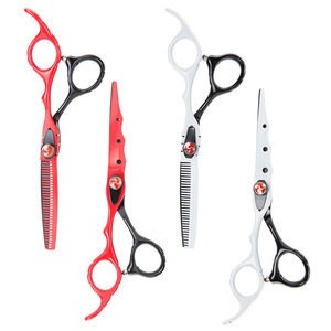 Tijeras profesionales de acero inoxidable para cortar el cabello, para peinados en casa y recortar flequillos - Product Image 1