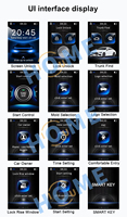 Clé intelligente universelle sans clé, télécommande modifiée avec écran LCD OBD pour BMW / Benz / Audi / VW / Porsche / Ford / Toyota / KIA / Land Rover
