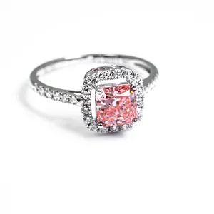 CVD Lab Grown Pink Color Diamond For Jewelry For Elegant Rings Classic Rings And Gifts