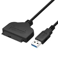 USB 3.0 ساتا قرص صلب خارجي كابل محول ساتا إلى كابل مهايئ USB كابل محول ل 2.5 بوصة SSD HDD دعم UASP