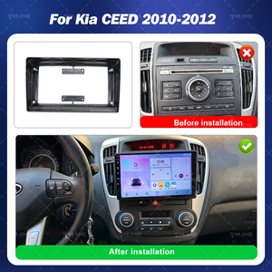 Vente en gros de supports de fixation pour voiture Offre Spéciale pour 2010-2012 / 2006-2009 <span class=keywords><strong>Kia</strong></span> <span class=keywords><strong>CEED</strong></span> 9 pouces cadre d'autoradio cadre stéréo de voiture - Product Image 5